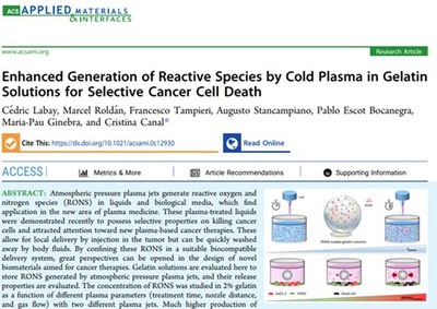 New relevant publication in ACS Applied Materials & Interfaces